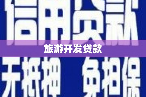 府谷旅游开发贷款