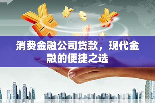 府谷消费金融公司贷款，现代金融的便捷之选