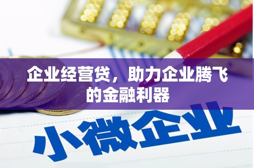 府谷企业经营贷，助力企业腾飞的金融利器