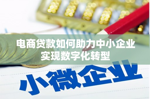 府谷电商贷款如何助力中小企业实现数字化转型