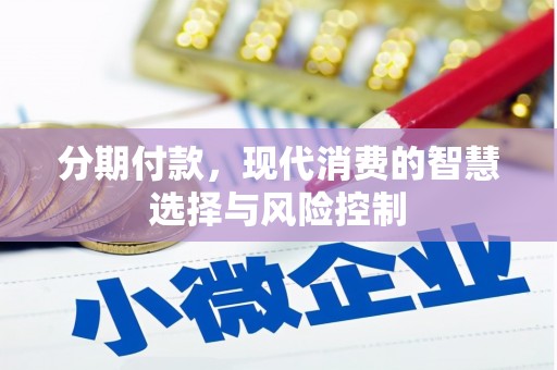 府谷分期付款，现代消费的智慧选择与风险控制