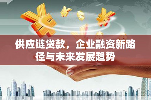 府谷供应链贷款，企业融资新路径与未来发展趋势
