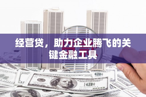 府谷经营贷，助力企业腾飞的关键金融工具