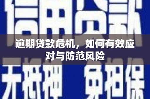 府谷逾期贷款危机，如何有效应对与防范风险