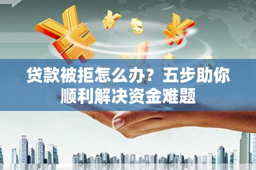 府谷贷款被拒怎么办？五步助你顺利解决资金难题