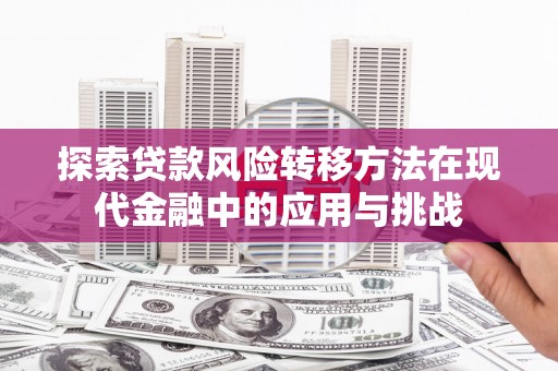 府谷探索贷款风险转移方法在现代金融中的应用与挑战