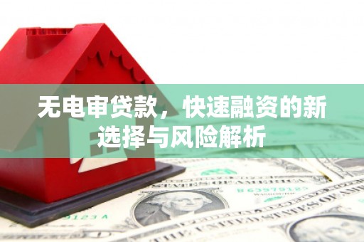 府谷无电审贷款，快速融资的新选择与风险解析