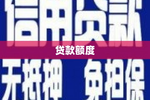 府谷贷款额度