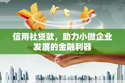 府谷信用社贷款，助力小微企业发展的金融利器