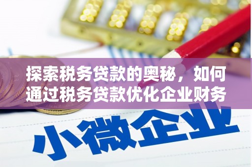 府谷探索税务贷款的奥秘，如何通过税务贷款优化企业财务