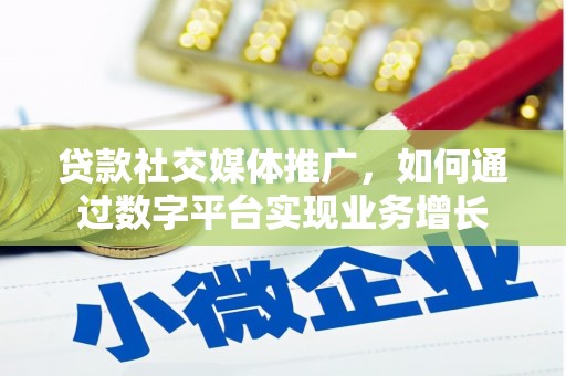府谷贷款社交媒体推广，如何通过数字平台实现业务增长