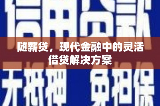 府谷随薪贷，现代金融中的灵活借贷解决方案