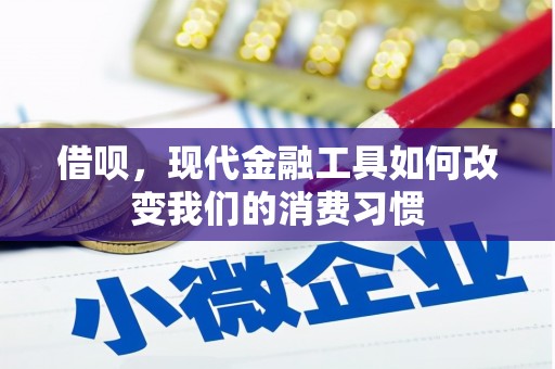 府谷借呗，现代金融工具如何改变我们的消费习惯