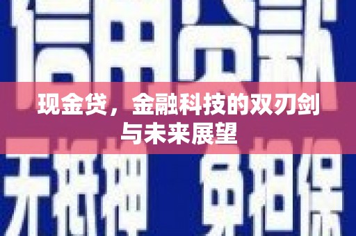 府谷现金贷，金融科技的双刃剑与未来展望