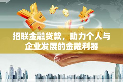府谷招联金融贷款，助力个人与企业发展的金融利器