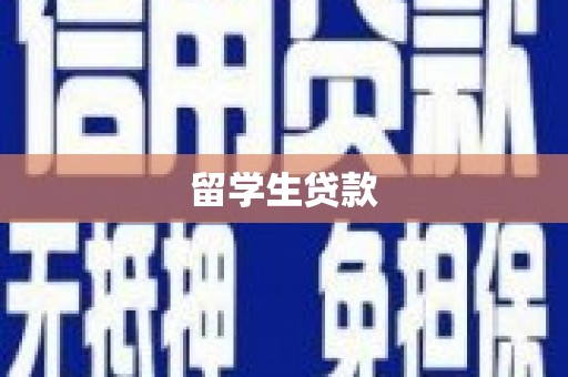 府谷留学生贷款