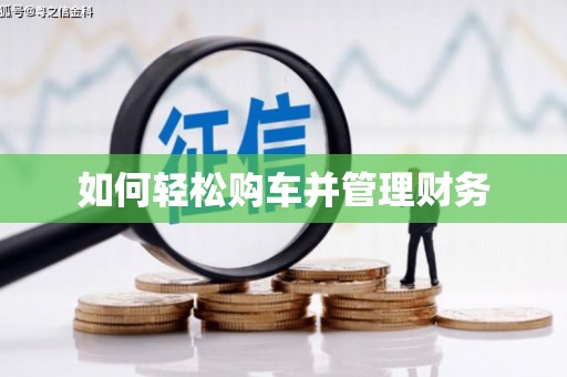 府谷如何轻松购车并管理财务